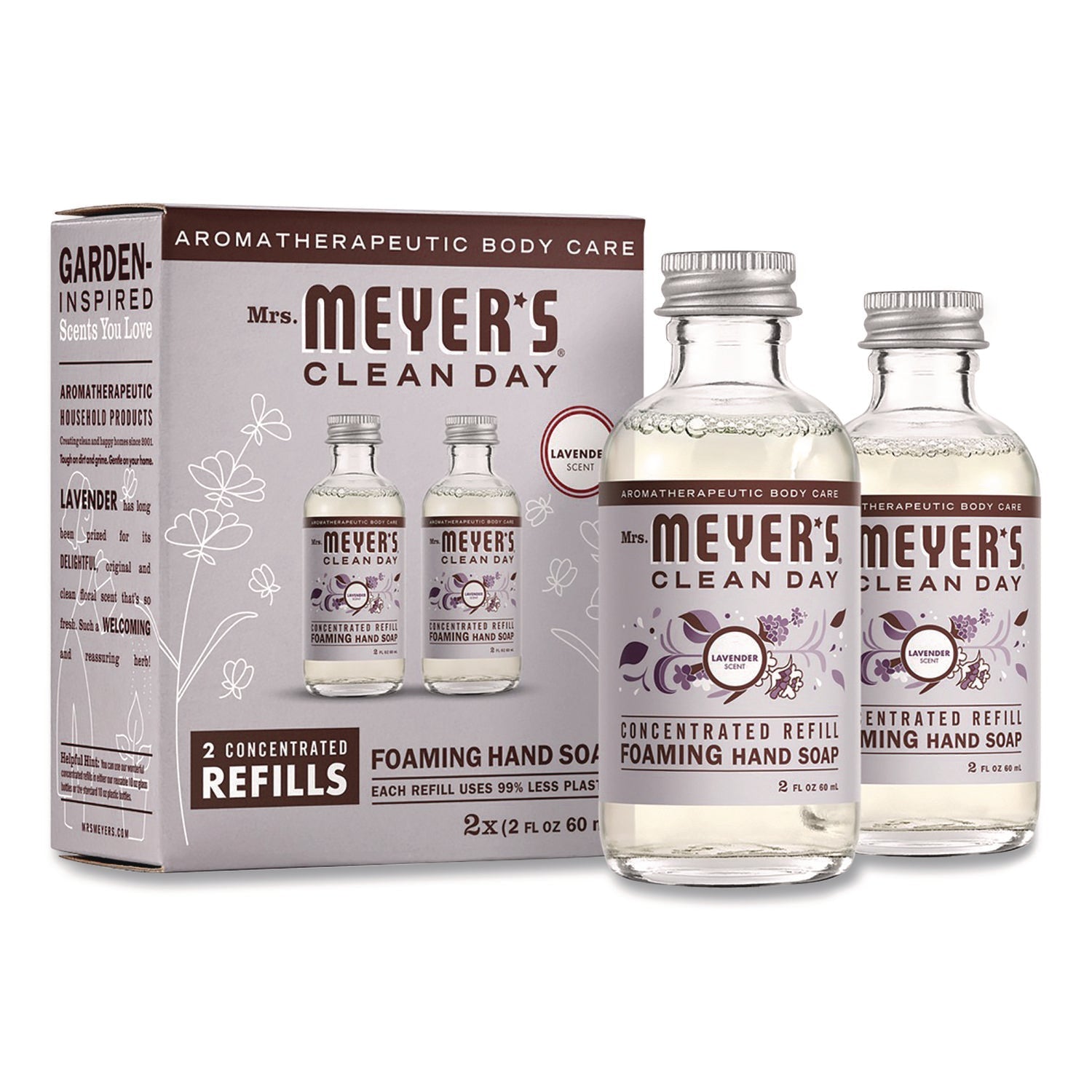 mrs-meyers-r-clean-day-concentrated-foaming-hand-soap-dispenser-refill-lavender-2-oz-bottle-2-pack-mth355611_1